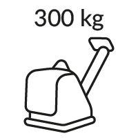 Zagęszczarki gruntu 300 kg