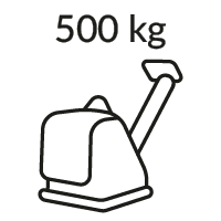 Zagęszczarki gruntu 500 kg