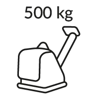 Zagęszczarki gruntu 500 kg