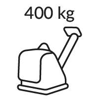 Zagęszczarki gruntu 400 kg