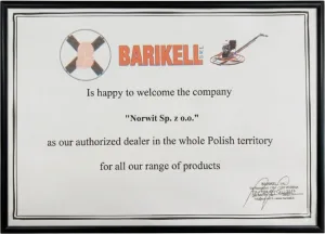 Barikell certificate