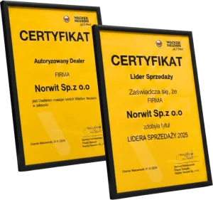 Wacker Neuson certificate