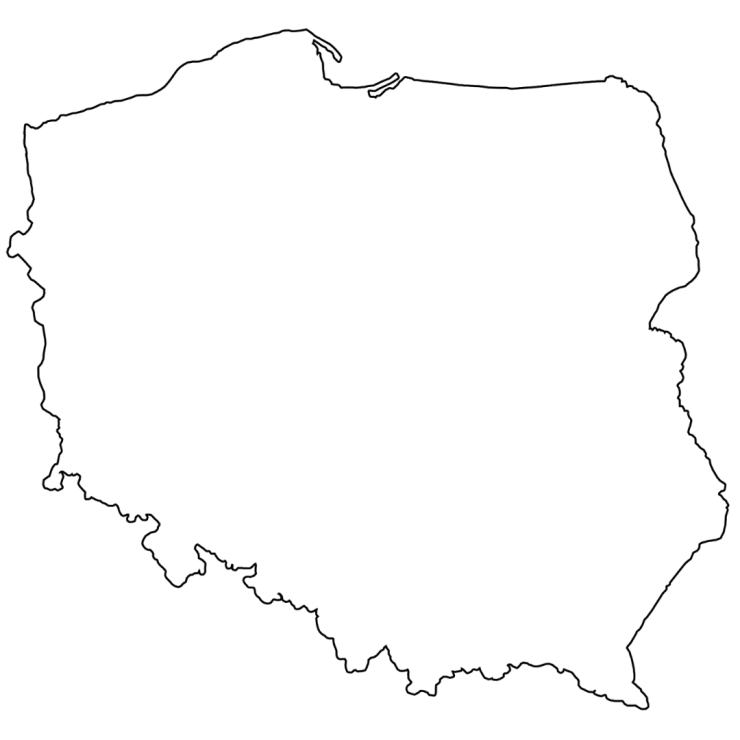 Map of Poland — NORWIT locations