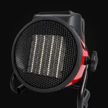 Guard mesh with the PTC heating element visible from the front