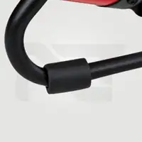 Tube of the base frame with a non-slip sleeve