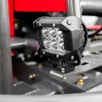 LED work light with six diodes mounted on the trowel frame