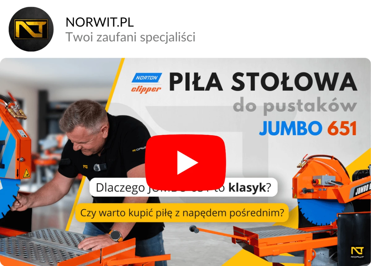 Zobacz film o pile Norton Clipper Jumbo 651