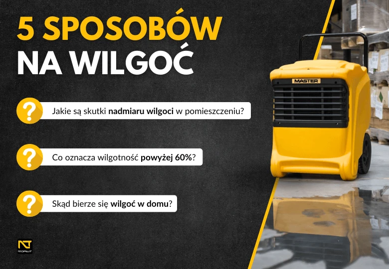 Jak zmniejszyć wilgoć w domu? 5 skutecznych sposobów i polecane osuszacze