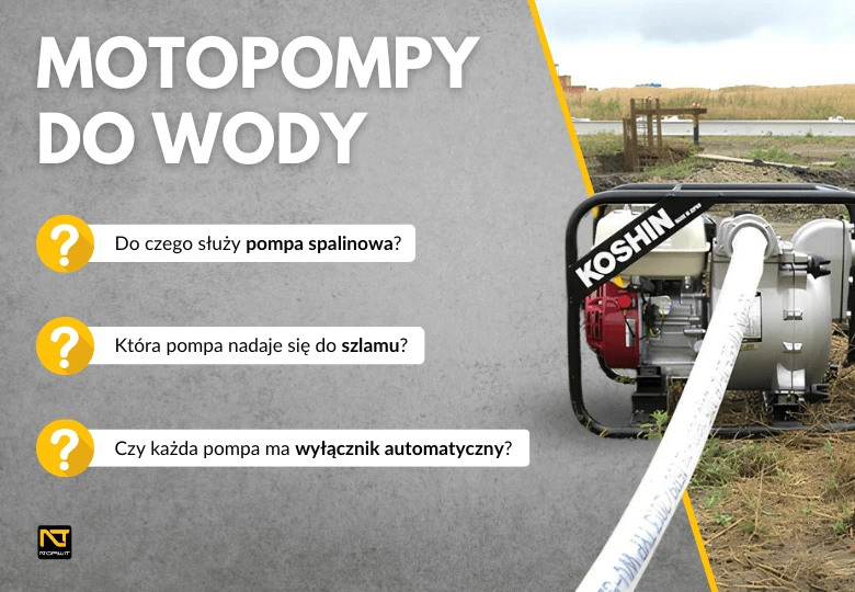 Pompa spalinowa do wody – jaką wybrać? Przewodnik i polecane modele z NORWIT.PL