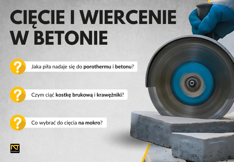 Cięcie i wiercenie w betonie – poradnik i topowy sprzęt dla profesjonalistów