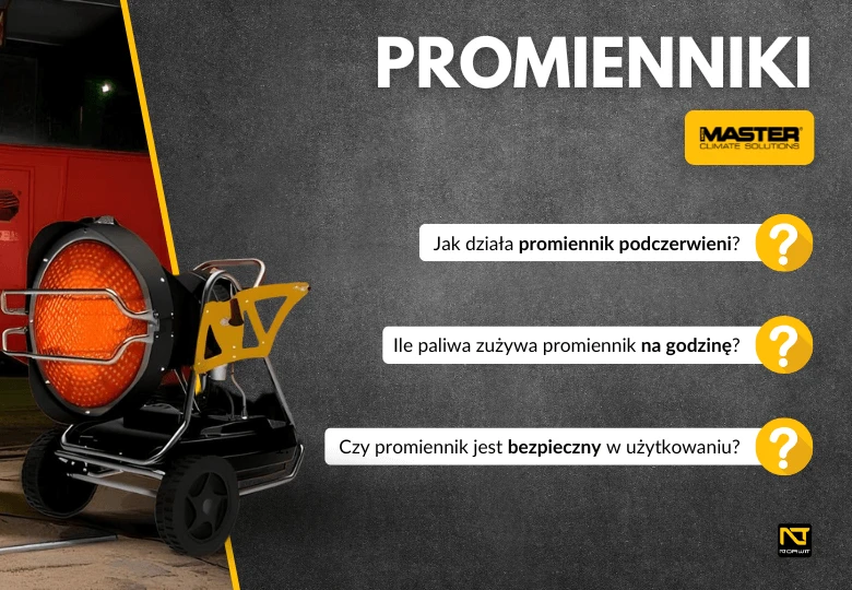 Olejowy promiennik podczerwieni Master – efektywne ogrzewanie hal i warsztatów