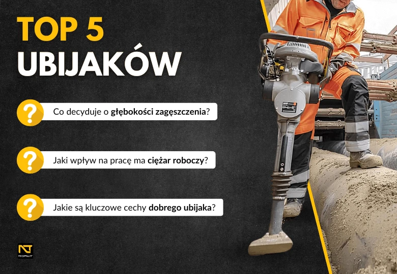 Najlepsze ubijaki skoczki 2024 – ranking TOP 5 do zagęszczania gruntu