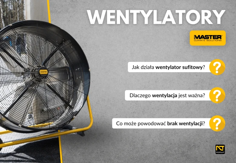 Wentylatory przemysłowe Master – rodzaje, zastosowanie i ranking modeli | NORWIT.PL