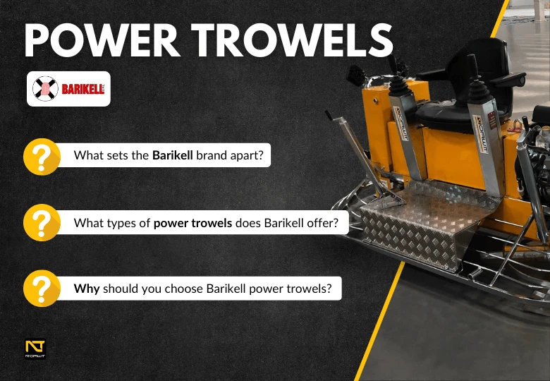 Barikell Power Trowels – Overview of Walk-Behind and Ride-On Models Available at NORWIT.PL