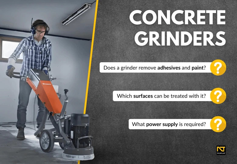 Concrete Grinders – Single-Disc and Planetary Floor Machines