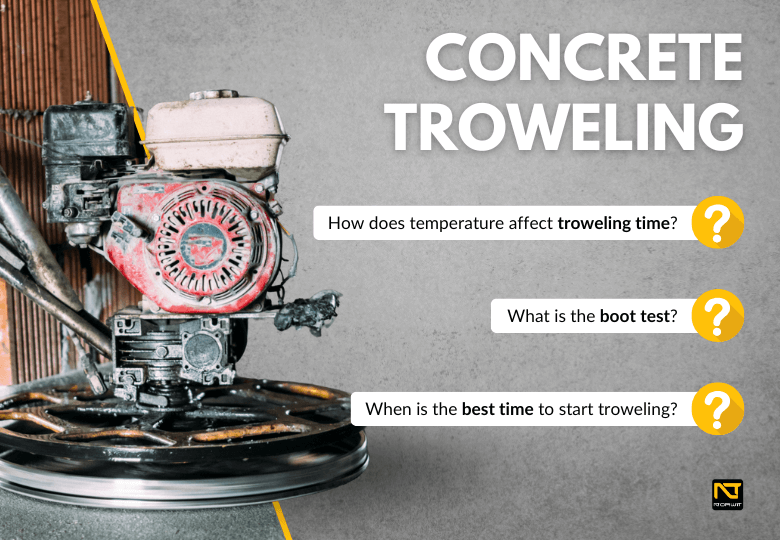 When and How to Power Trowel Concrete? Practical Guide with the Boot Test and Tips When and How to Power Trowel Concrete? Practical Guide with the Boot Test and Tips