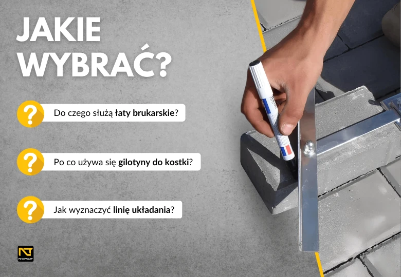 Nowoczesne narzędzia brukarskie 2024 – postaw na precyzję i wydajność z NORWIT.PL