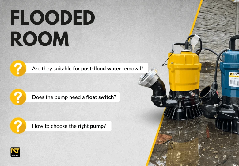 Flooded Room? Check Which Sludge Pump to Choose – Model Ranking from NORWIT.PL