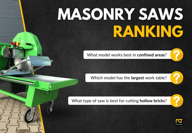 Masonry Saw Ranking 2023 – Top Models from Tyrolit, Norton Clipper, SPN and Dr. Schulze