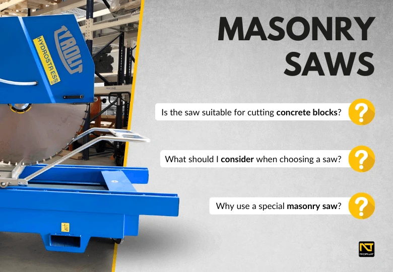 Which Saw for Concrete Blocks to Choose? Buying Guide and Top Models from NORWIT.PL