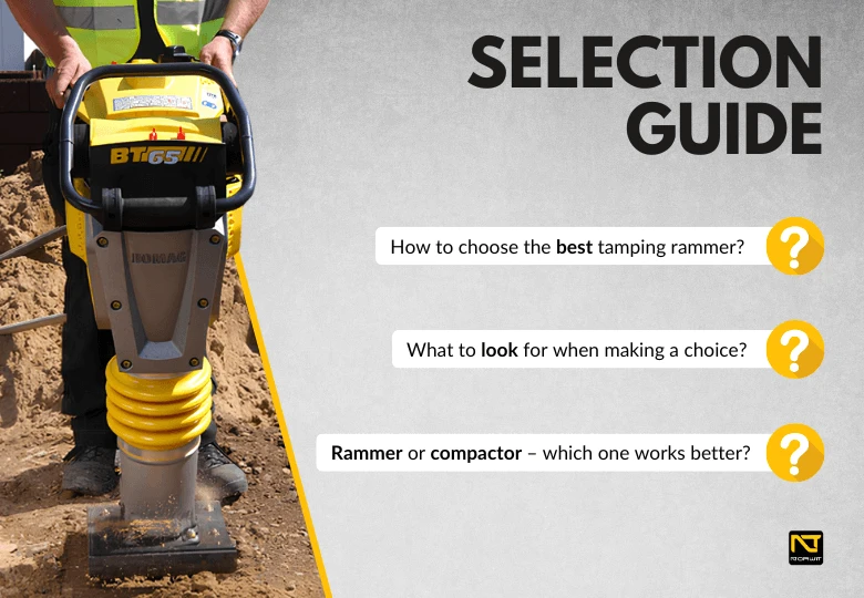 How to choose a tamping rammer or soil compactor? A practical guide for construction workers