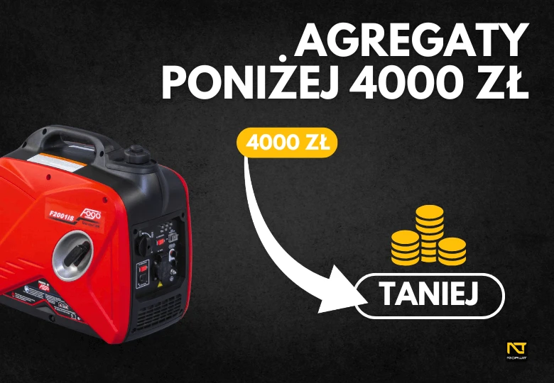 Agregaty prądotwórcze do 4000 zł w 2023 roku - ranking NORWIT.PL