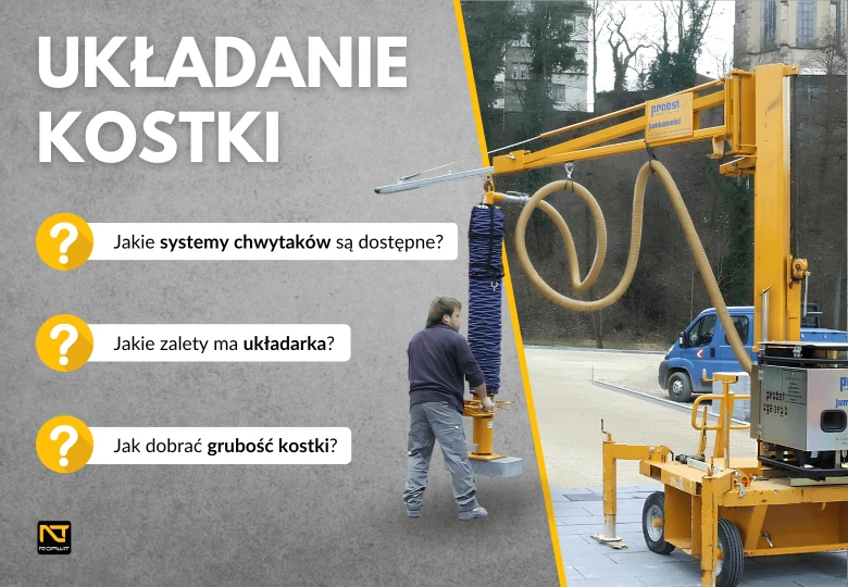 Układanie kostki brukowej – jak wybrać sprzęt do szybkiego i precyzyjnego bruku? | NORWIT.PL