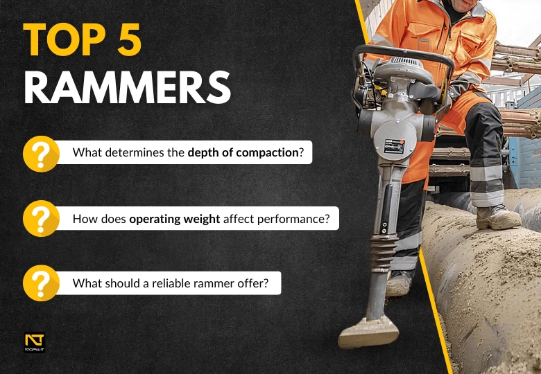Best Tamping Rammers 2024 – TOP 5 Ranking for Soil Compaction