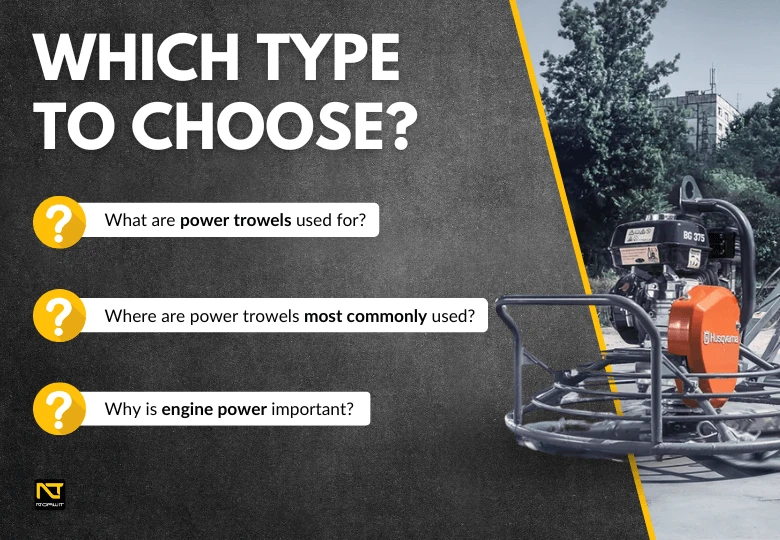 Concrete Trowels – How to Choose a Walk-Behind or Ride-On Model? | NORWIT.PL