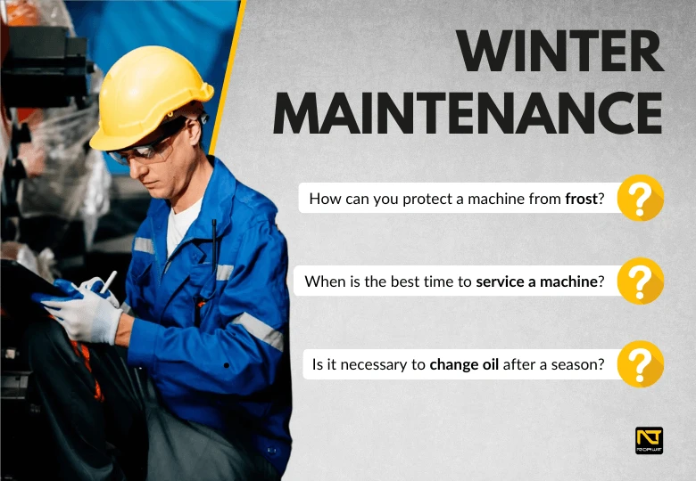 Construction Machine Winter Maintenance Check – What to Keep in Mind?