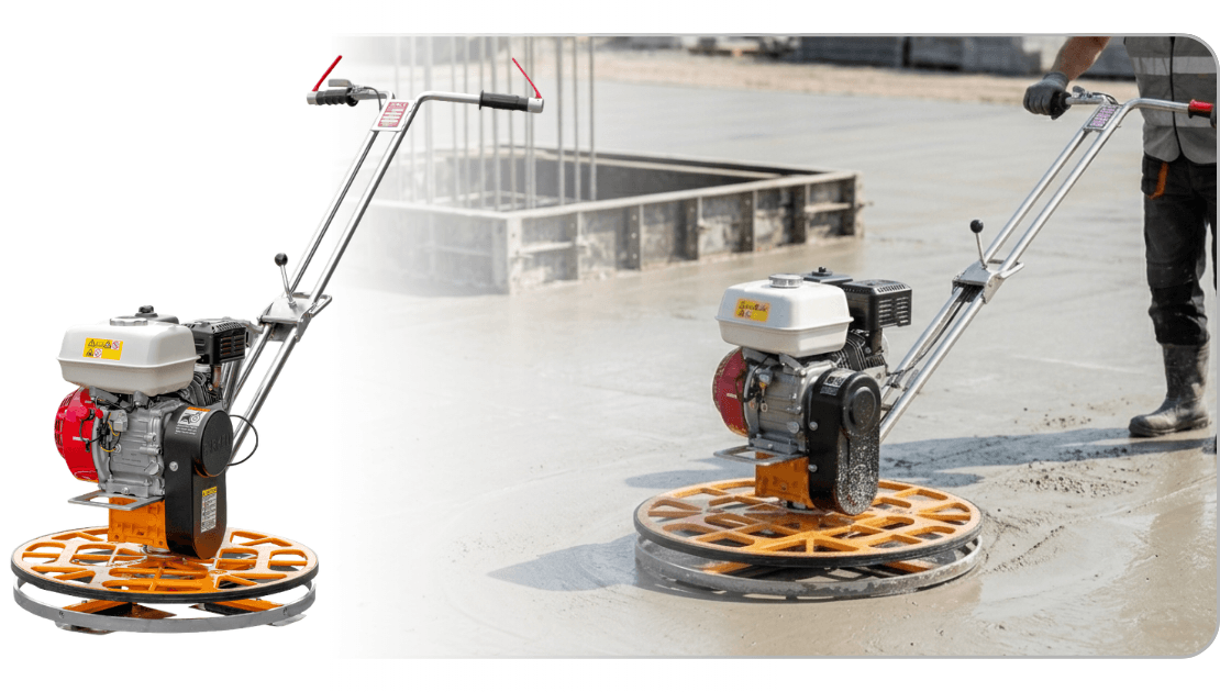 Zacieraczka spalinowa Barikell 4-60 (Honda GX 160)