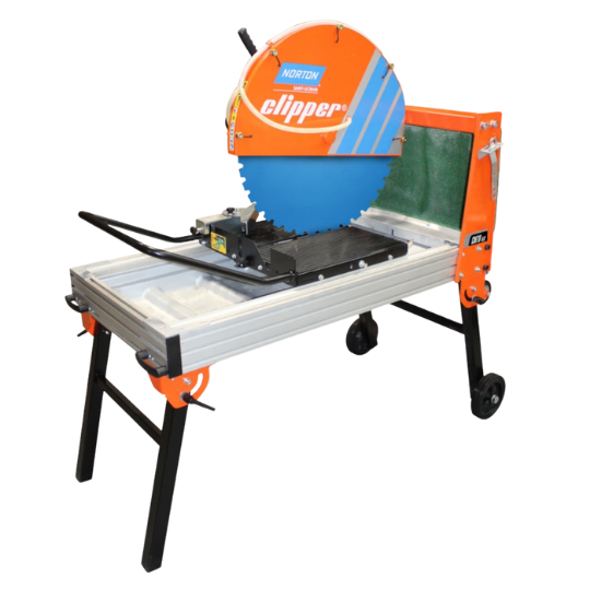 Norton Clipper CM 70 ALU 230V Table Saw For Building Materials With Blade