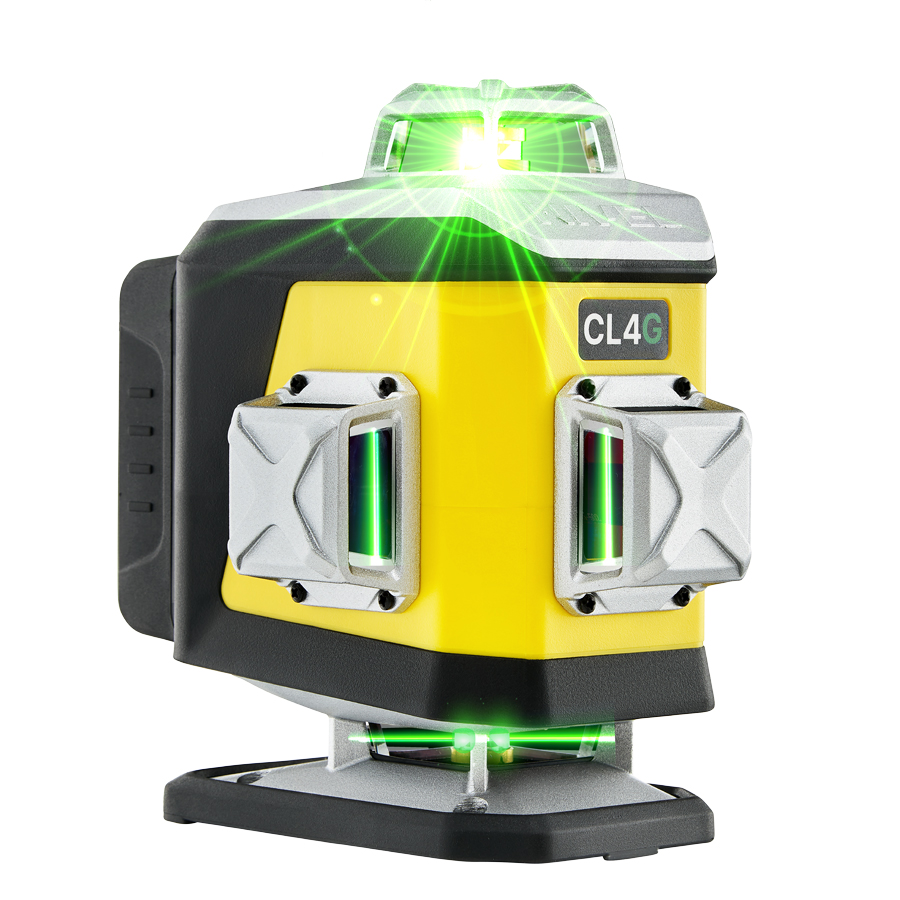 ZESTAW Laser krzyżowy Nivel System CL4G zielony + statyw SJJ M1 EX + czujnik CLS4