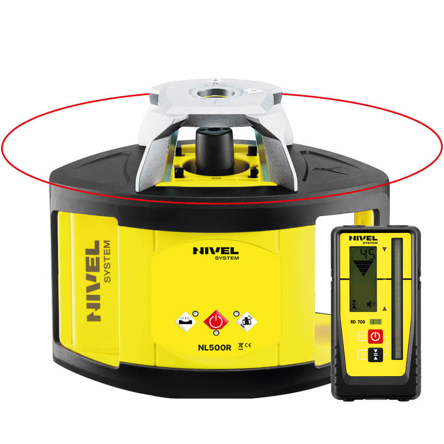 Niwelator laserowy rotacyjny Nivel System NL500R DIGITAL