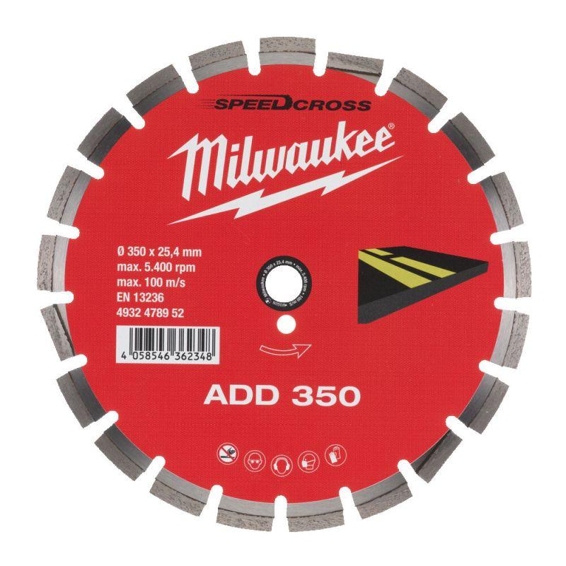 Tarcza diamentowa ADD 350mm Milwaukee do asfaltu