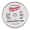 Tarcza diamentowa STEELHEAD 350mm Milwaukee do cięcia stali, stali nierdzewnej i zbrojonego betonu