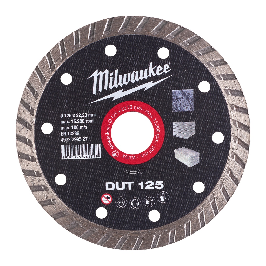 Tarcze diamentowe DUT Milwaukee | DUT 125 mm - 1 pc