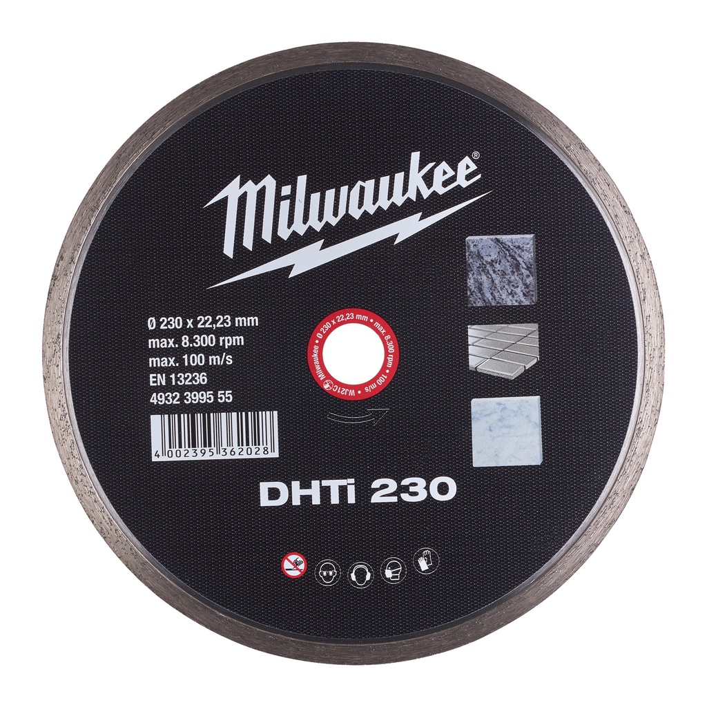 Tarcze diamentowe DHTi Milwaukee | DHTi 230 mm - 1 pc