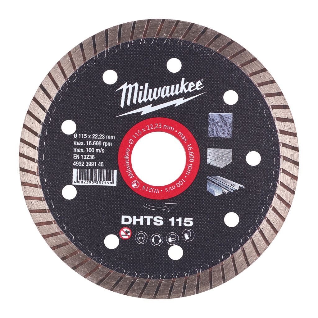 Tarcze diamentowe DHTS Milwaukee | DHTS 115 mm - 1 pc