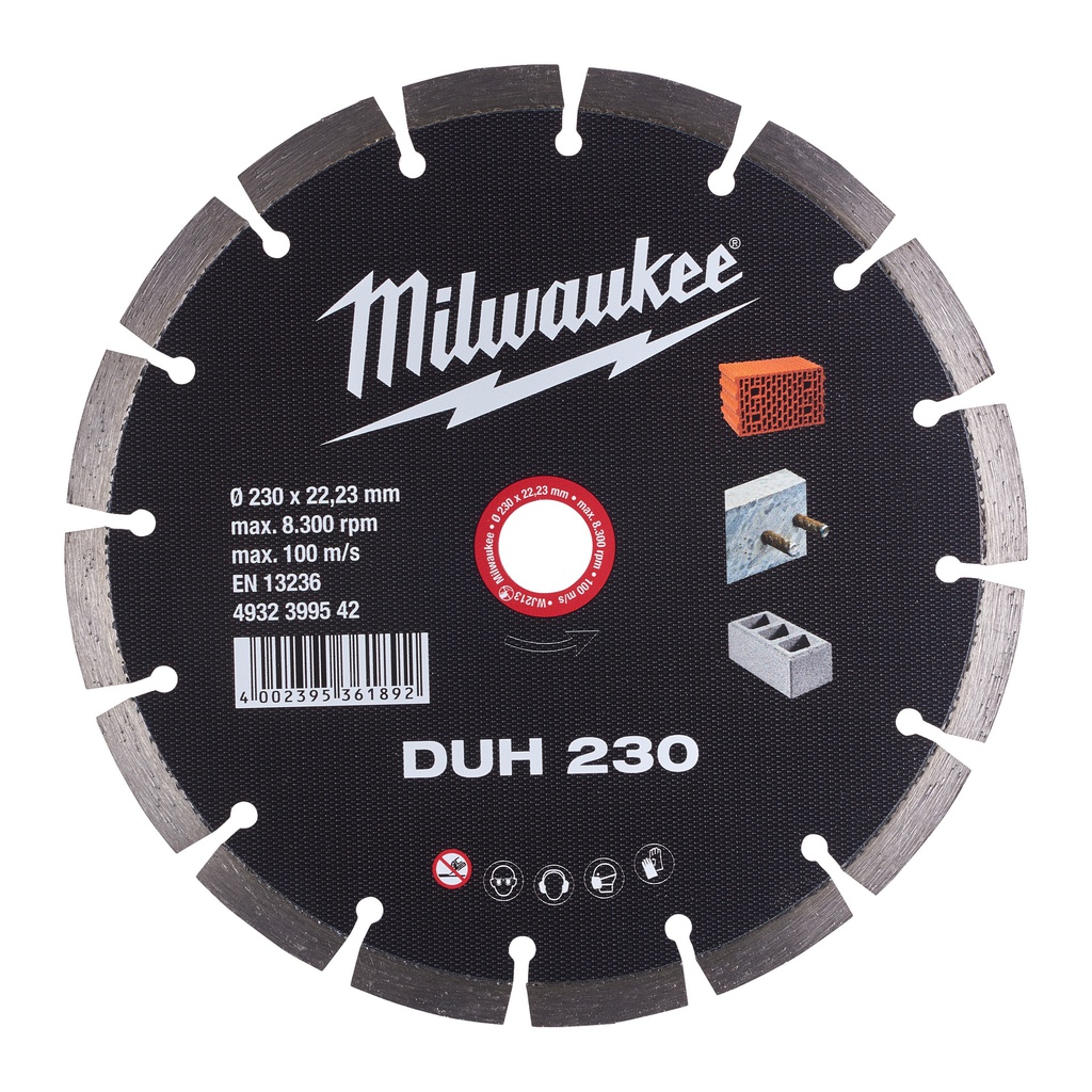 Tarcze diamentowe DUH Milwaukee | DUH 230 mm - 1 pc