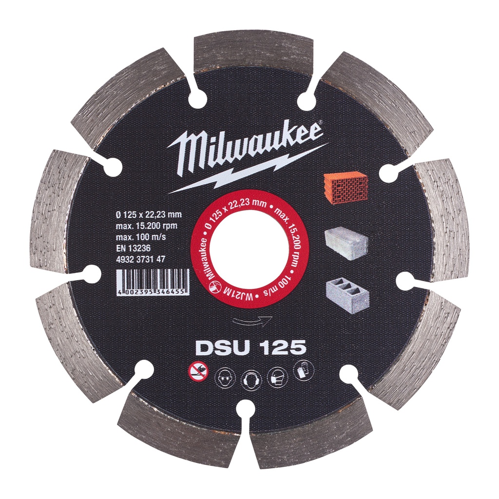 Tarcze diamentowe DSU Milwaukee | DSU 125 mm - 1 pc