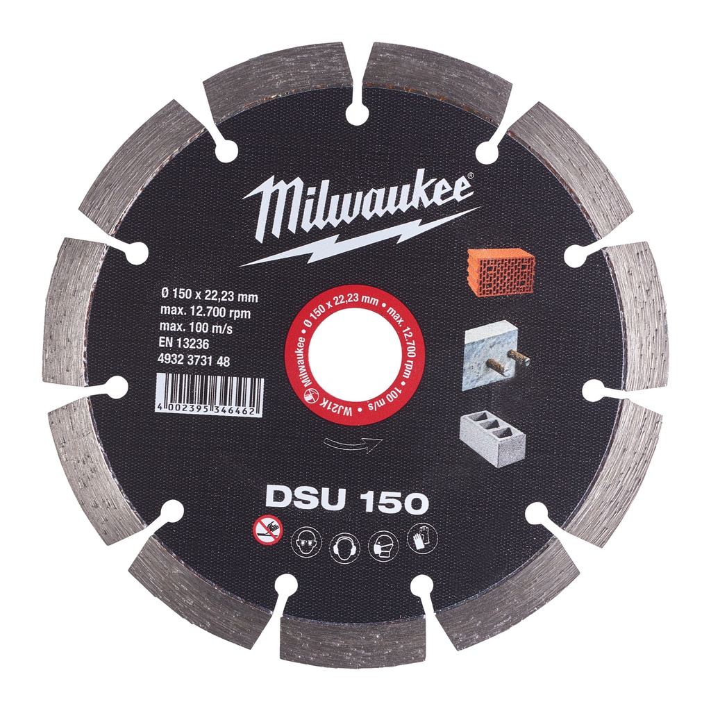 Tarcze diamentowe DSU Milwaukee | DSU 150 mm - 1 pc