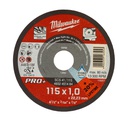 Tarcze cienkie do cięcia metalu PRO+ Milwaukee | SCS 41 / 115 x 1 x 22 mm - 50 pcs