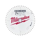Tarcze pilarskie do ręcznych pił tarczowych Milwaukee | CSB P Alu 165 x 20 x 1.6 x 52 ATB - 1pc