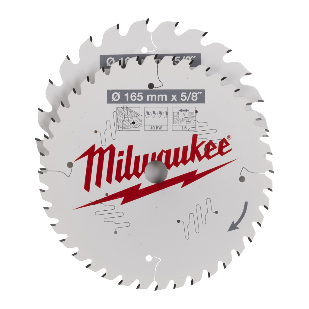 Tarcze pilarskie do ręcznych pił tarczowych Milwaukee | CSB Twin Pack 165 x 24T/40T - 2pc