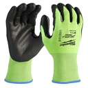 Rękawice odporne na przecięcia o podwyższonej widzialności - poziom B Milwaukee | Hi-Vis Cut B Gloves - 7/S - 1pc