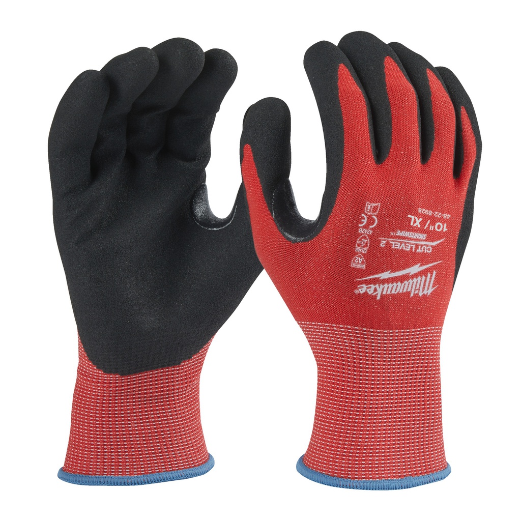 Rękawice odporne na przecięcia - poziom ochrony B Milwaukee | Cut B Gloves - 10/XL - 1pc