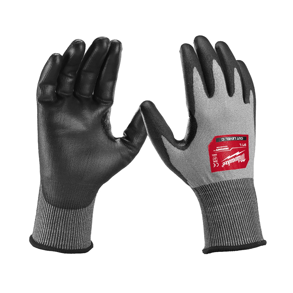Rękawice odporne na przecięcia o wysokim poziomie manipulacyjności - poziom C Milwaukee | Hi-Dex Cut C Gloves - 8/M- 1pc