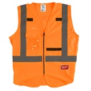 Kamizelka o intensywnej widzialności - żółta Milwaukee | High-Visibility Vest Orange - 2XL/3XL