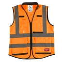 Kamizelka o intensywnej widzialności PREMIUM - żółta Milwaukee | Premium High-Visibility Vest Orange - 2XL/3XL